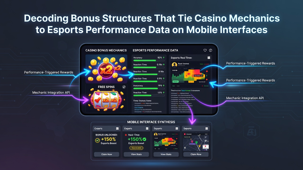 Darstellung von Esports-Performance-Daten und Casino-Bonusalgorithmen auf einem Smartphone-Display