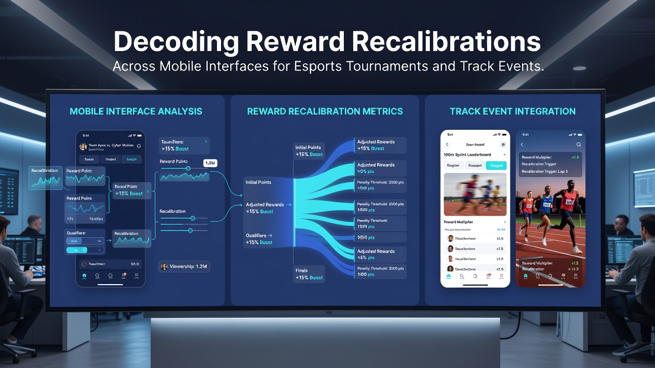 Analyse-Dashboard mit Belohnungsrekalibrierungen für Track Events und virtuelle Turniere