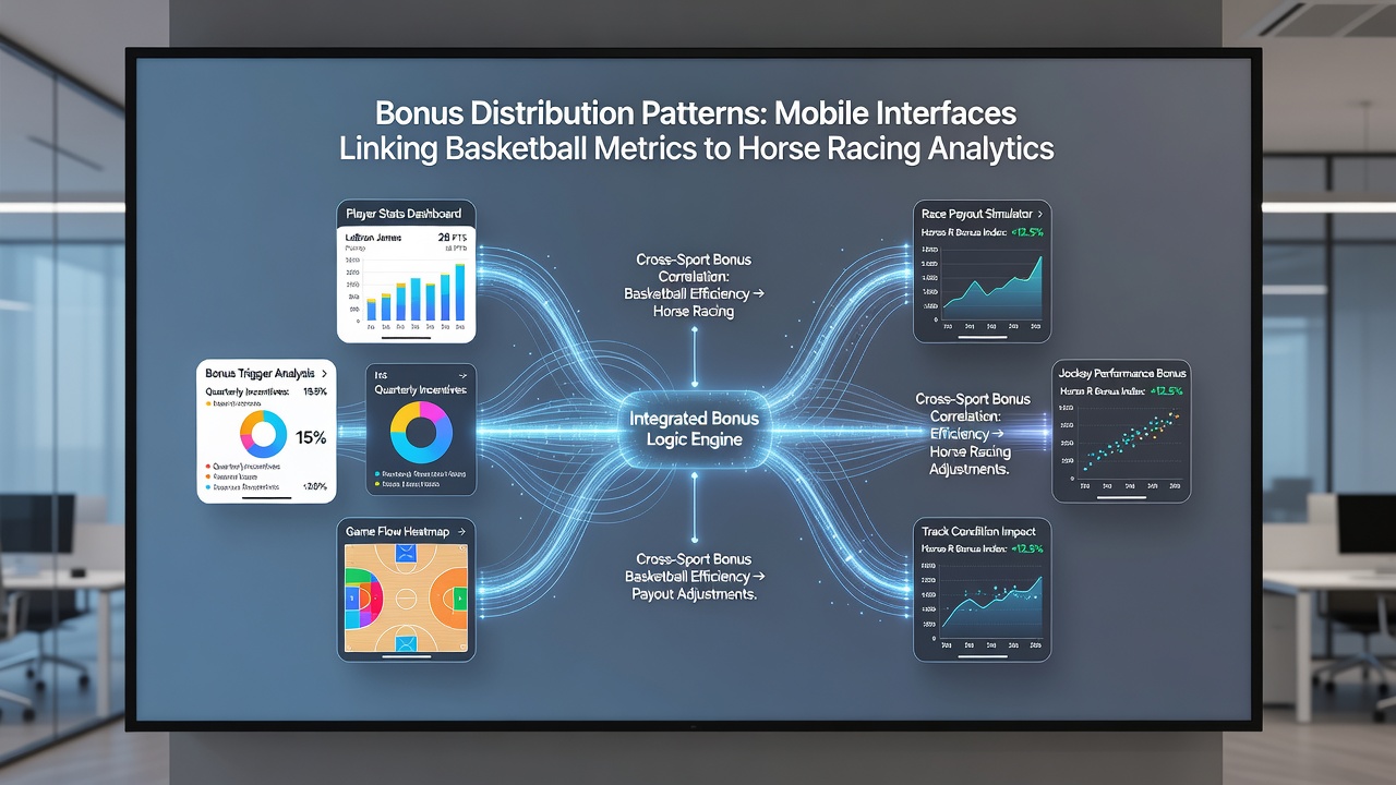 Darstellung von Datenströmen und Bonusmustern auf mobilen Wett-Interfaces