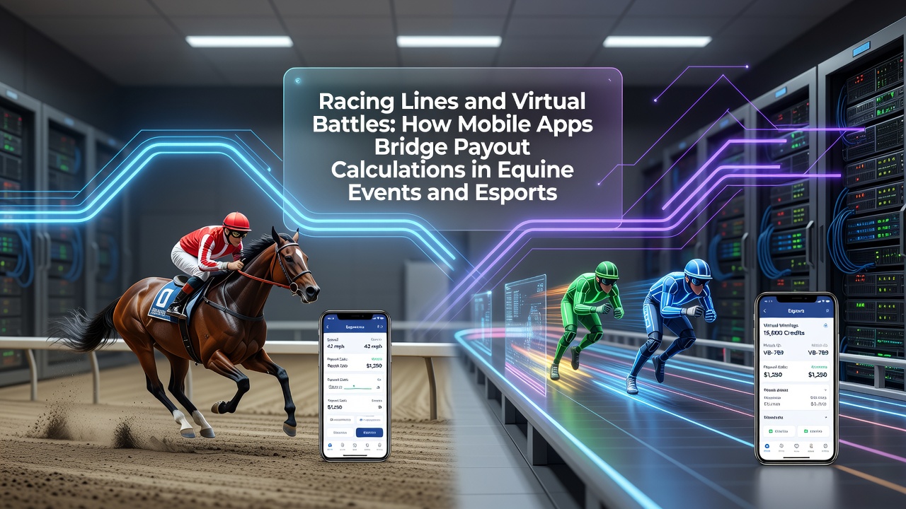 Vergleichende Darstellung von Rennbahn-Daten und Esports-Statistiken in einer mobilen Wett-App